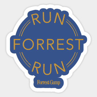 run forrest run 2 Sticker